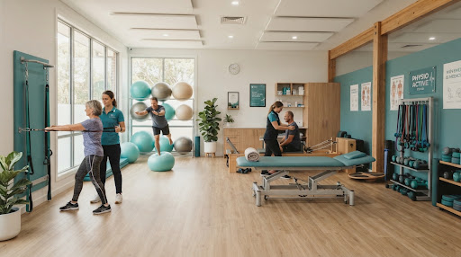 Gimnasio terapéutico y área de rehabilitación funcional